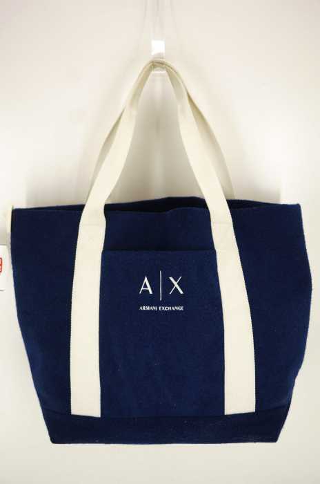 ARMANI EXCHANGE（アルマーニエクスチェンジ） パイル地ロゴトートバック メンズ バッグ