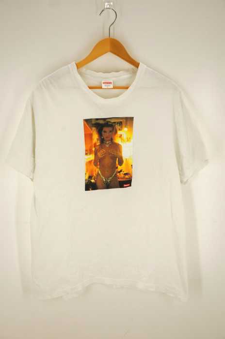 Supreme （シュプリーム） 2018SS KiminRhinestoneTee 半袖Tシャツ メンズ トップス
