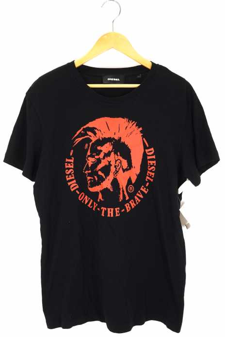 DIESEL (ディーゼル) ブレイブマンプリントTシャツ メンズ トップス