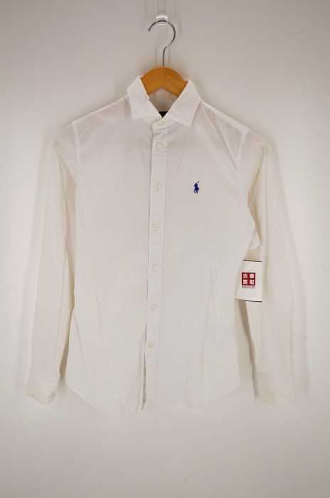POLO RALPH LAUREN （ポロラルフローレン） SLIM FIT ポニー刺繍長袖シャツ レディース トップス