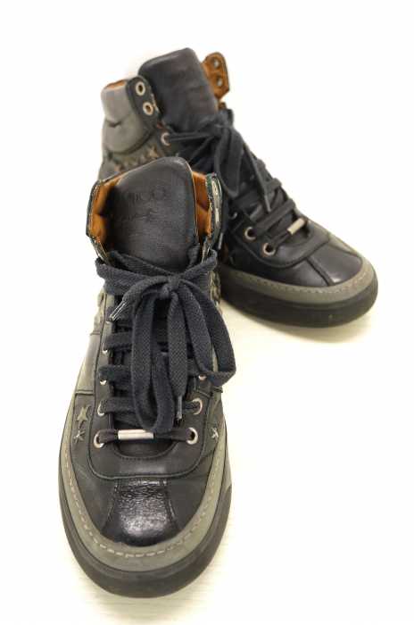 JIMMY CHOO（ジミーチュウ） BELGRAVI NAS ベルグラビア スタッズ ハイカット スニーカー メンズ シューズ