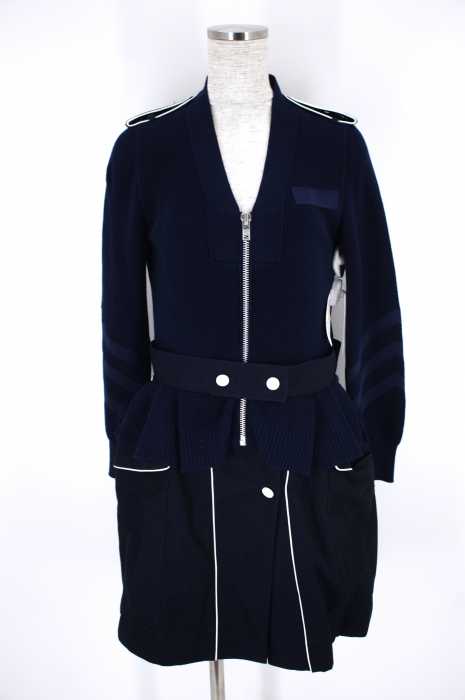 Sacai（サカイ） 2015 異素材ドッキングワンピース レディース ワンピース