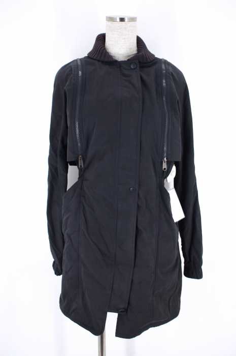 MM6 Maison Margiela （エムエムシックス メゾンマルジェラ） 2way ジップアップロングジャケット レディース アウター