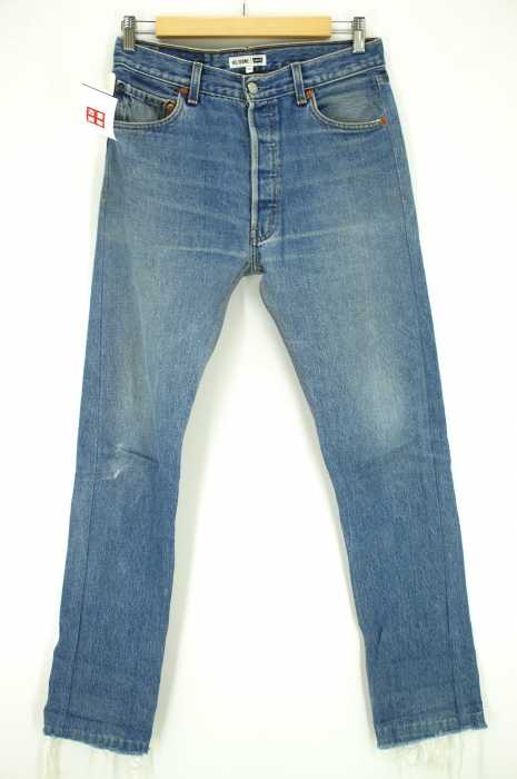 RE/DONE Levi's(リダンリーバイス) USA製　ボタンフライカットオフ加工 メンズ パンツ