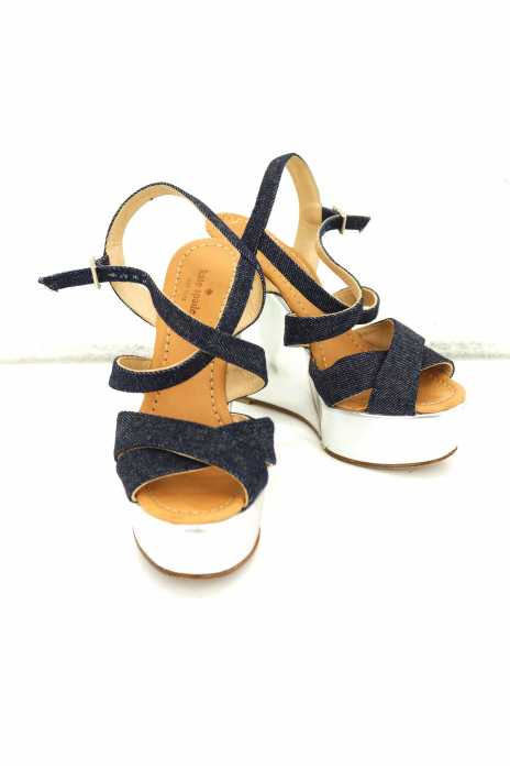 Kate spade（ケイトスペード） ウェッジソールデニムパンプス レディース シューズ