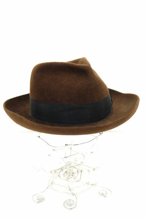 WACKO MARIA×東京HATROCKERS （ワコマリア×トウキョウハットロッカーズ） 中折れウールロングブリムハット メンズ 帽子