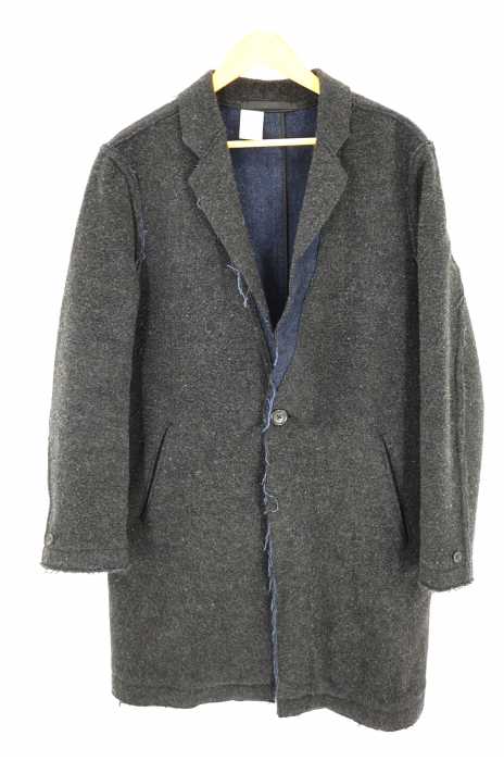 N.HOOLYWOOD （エヌハリウッド） 15AW カットオフデザイン1Bチェスターコート メンズ アウター