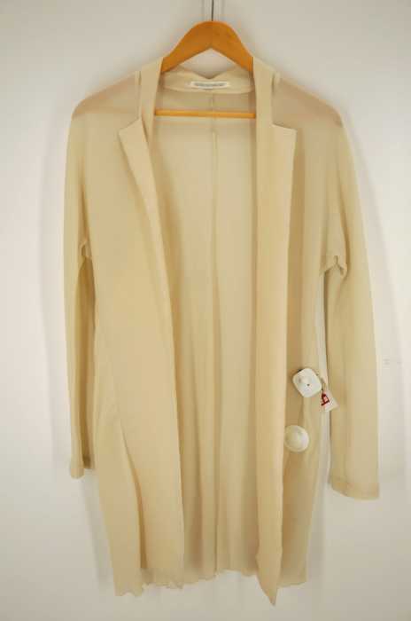 Yohji Yamamoto FEMME（ヨウジヤマモト ファム） シルク混変形ラペルカーディガンジャケット レディース アウター