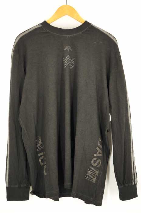 adidas Originals by Alexander Wang（アディダスオリジナルスバイアレキサンダーワン） AW BLEACH LONG SLEEVE SHIRT ブリーチ加工ロングスリーブシャツ メンズ トップス