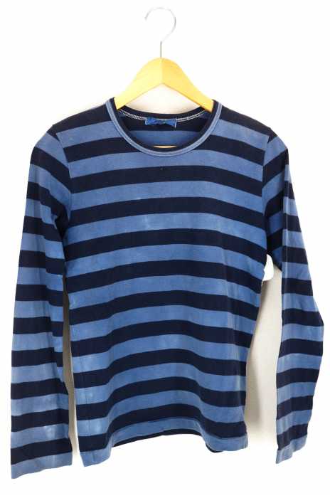 robe de chambre COMME des GARCONS（ローブドシャンブルコムデギャルソン） AD2003 04SS 製品染ボーダーカットソー レディース トップス