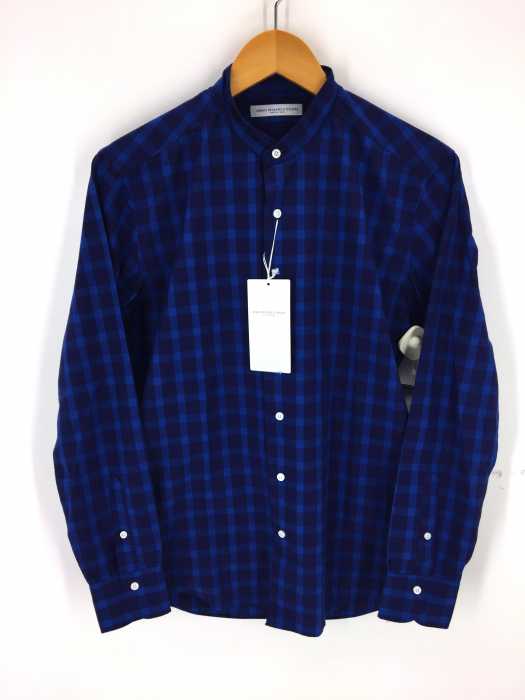 URBAN RESEARCH DOORS（アーバンリサーチドアーズ） LIFE STYLE TAILOR CHECK NO COLLAR SHIRTS メンズ トップス