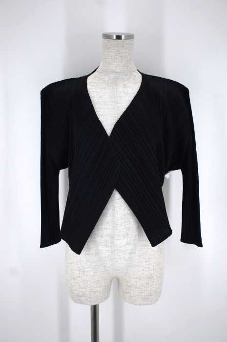 ISSEY MIYAKE（イッセイミヤケ） 2008 プリーツ加工カーディガン レディース トップス