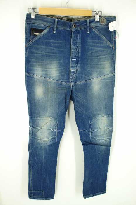 G-STAR RAW (ジースターロー) 「3301」ウォッシュ加工デニムパンツ メンズ パンツ