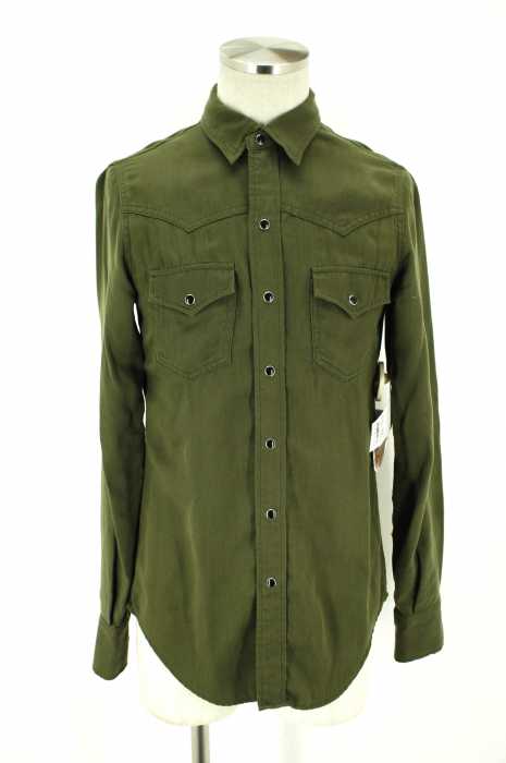SAINT LAURENT PARIS(サンローランパリ) 15AW「SIGNATURE WESTERN SHIRT」ウエスタンシャツ メンズ トップス