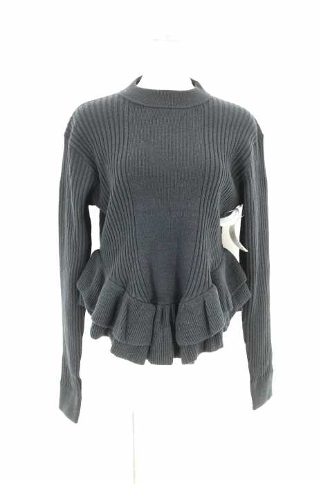 SLY （スライ） FRILL W HEM HG TOPS ダブルフリルニットセーター レディース トップス