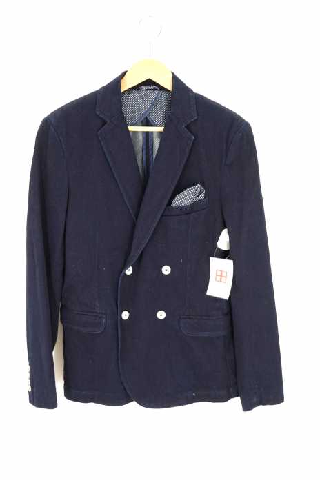 ZARA MAN(ザラマン) インディゴ染ダブルブレストテーラードジャケット メンズ アウター