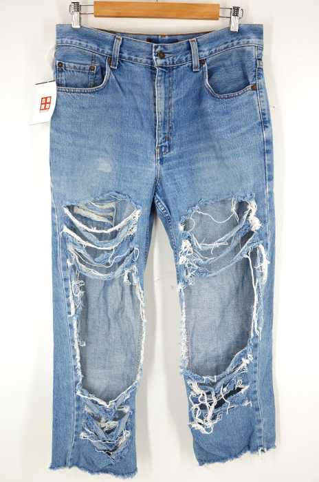 Levi's （リーバイス） クラッシュ加工デニムパンツ レディース パンツ