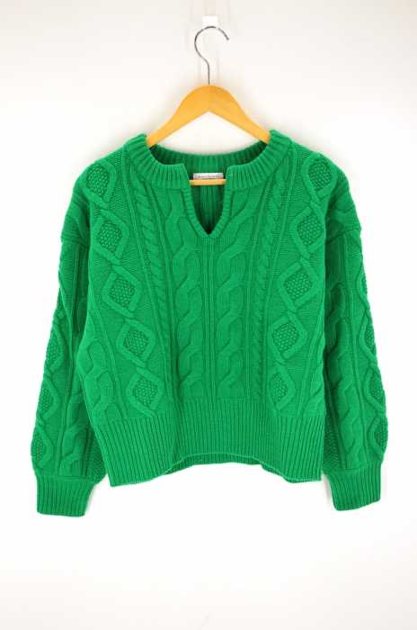 BEAUTY & YOUTH UNITED ARROWS  （ビューティーアンドユースユナイテッドアローズ） ウールケーブルスキッパーネックニット レディース トップス