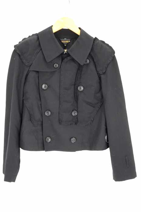 COMME des GARCONS (コムデギャルソン) AD2010 10AW INSIDE DECORATION期 パッチワークショートトレンチ レディース アウター