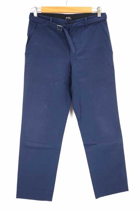 A.P.C. （アーペーセー） ベルト付きチノパンツ メンズ パンツ