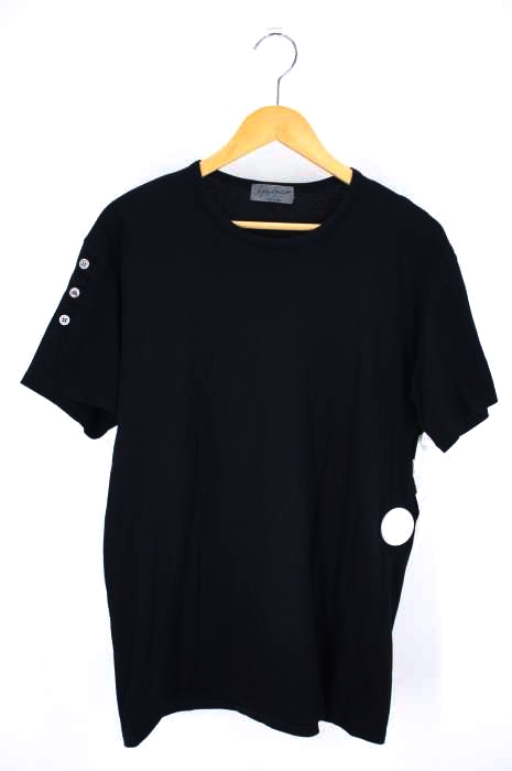 Yohji Yamamoto POUR HOMME（ヨウジヤマモトプールオム） ループ留め袖Tシャツ メンズ トップス