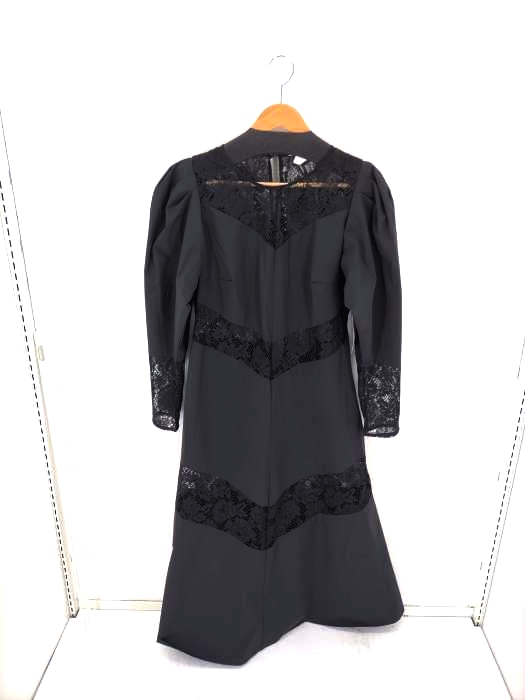H&M(エイチアンドエム) レース切替 パフスリーブワンピース レディース ワンピース