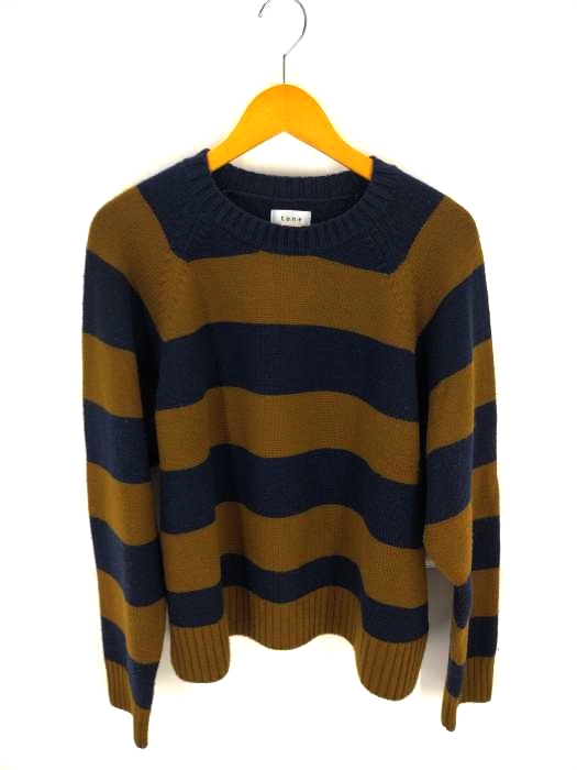 tone（トーン） BORDER SWEATER ウールボーダークルーネックニット メンズ トップス