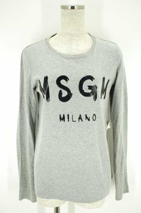 MSGM（エムエスジーエム） プリントロングカットソー ロンT レディース トップス