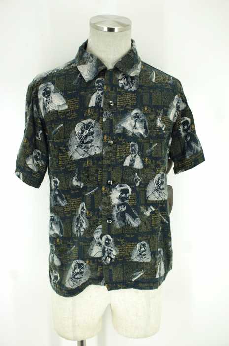 GANGSTERVILLE (ギャングスタビル) 15SS オリジナルプリント レクセルシャツ メンズ トップス