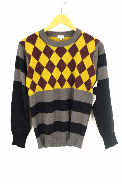 Paul Smith（ポールスミス） 切替クルーネックニット メンズ トップス