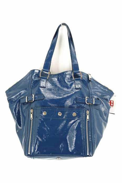 Yves Saint Laurent (イヴサンローラン) ダウンタウン エナメルレザートートバッグ レディース バッグ