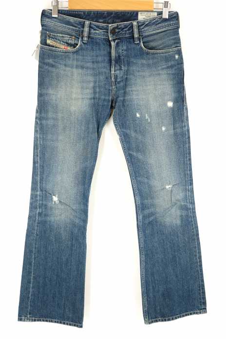 DIESEL （ディーゼル） ZATINY 008B4 ダメージ加工デニムパンツ メンズ パンツ