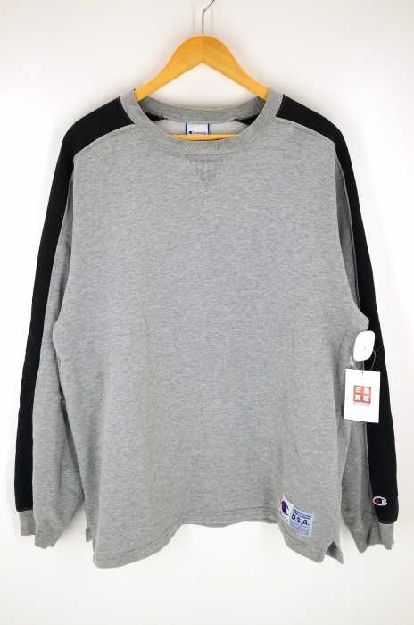 Champion （チャンピオン） 袖ラインスウェット メンズ トップス