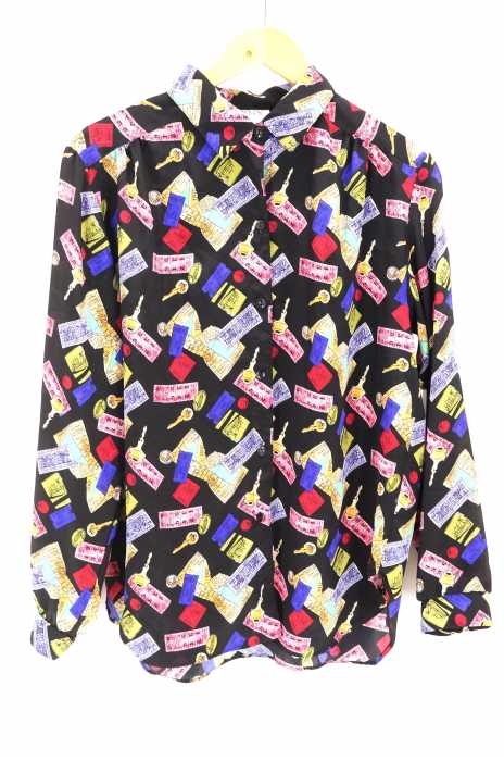 USED古着  （ユーズドフルギ） 柄シャツ レディース トップス
