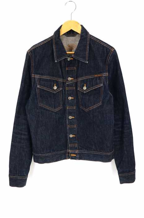 Nudie Jeans(ヌーディージーンズ) ステッチデザインデニムジャケット メンズ アウター