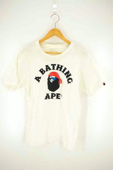 A BATHING APE(アベイシングエイプ) パイレーツストア カレッジロゴTシャツ メンズ トップス