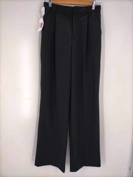 ZARA(ザラ) ハイウエスト 1タックワイドスラックスパンツ レディース パンツ