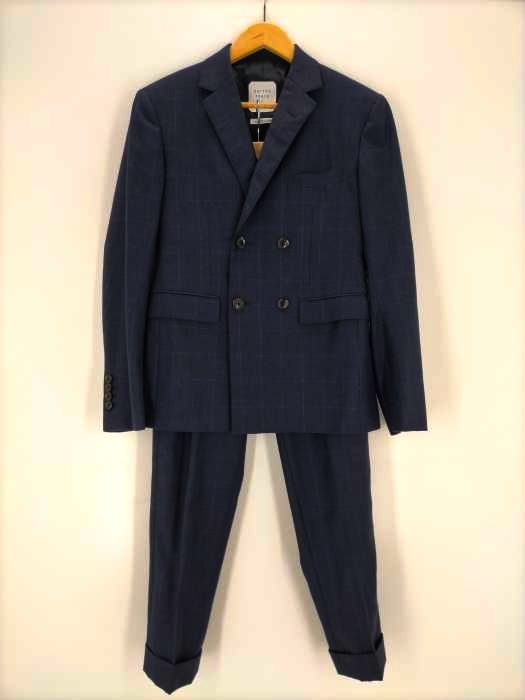 UNITED TOKYO（ユナイテッドトウキョウ） Super 130S Wool ウインドウペンチェック ダブルテーラードジャケット スラックスパンツ メンズ セットアップ