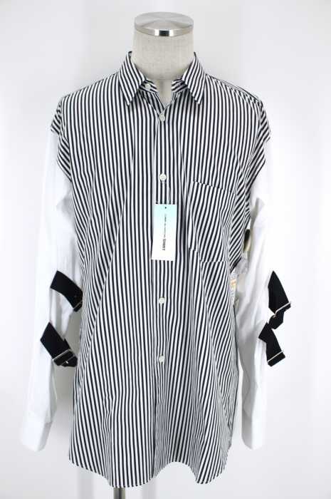 COMME des GARCONS SHIRT (コムデギャルソンシャツ) デザインストライプシャツ メンズ トップス