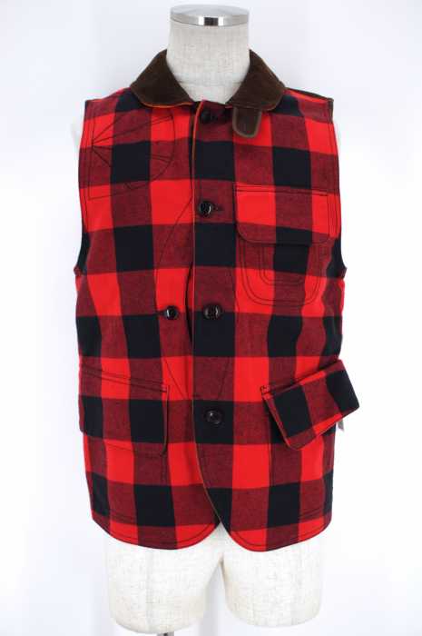 JUNYA WATANABE COMME des GARCONS MAN （ジュンヤワタナベコムデギャルソンマン） バッファローチェックベスト メンズ トップス
