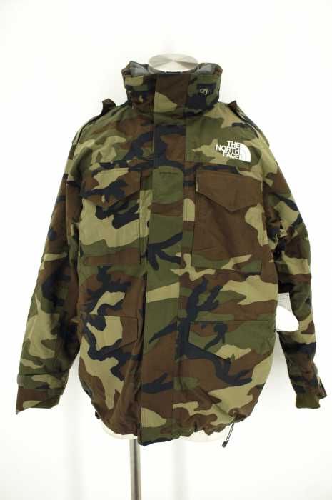 THE NORTH FACE (ザノースフェイス) カモ柄ライナーダウン付きジャケット メンズ アウター
