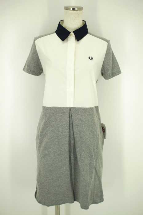 FRED PERRY （フレッドペリー） 切替シャツワンピース レディース ワンピース