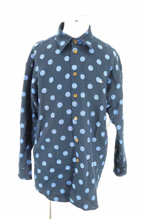 Vivienne Westwood MAN (ヴィヴィアンウエストウッドマン) 17AW ビッグシェイプ ドットシャツ メンズ トップス