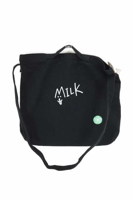 WHO'S WHO gallery （フーズフーギャラリー） MILK　プリント2WAYキャンバストート&ショルダーバッグ メンズ バッグ