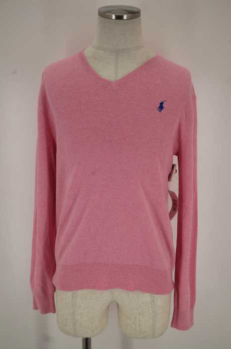 Polo RALPH LAUREN （ポロラルフローレン） Vネックコットンニット　SLIM FIT PIMA COTTON メンズ トップス