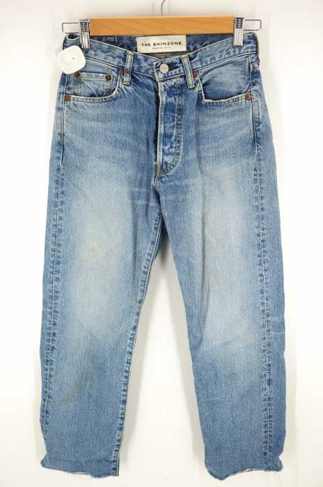 THE Shinzone （ザシンゾーン） STRAIGHT DENIM PT  カットオフデニムパンツ レディース パンツ