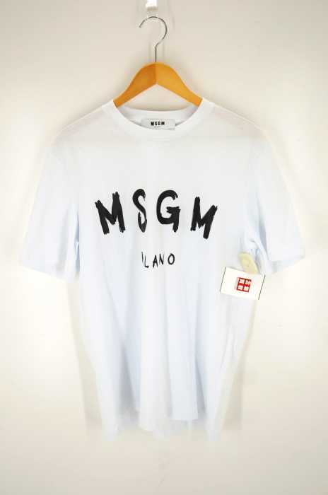 MSGM(エムエスジーエム) ロゴプリントTシャツ メンズ トップス