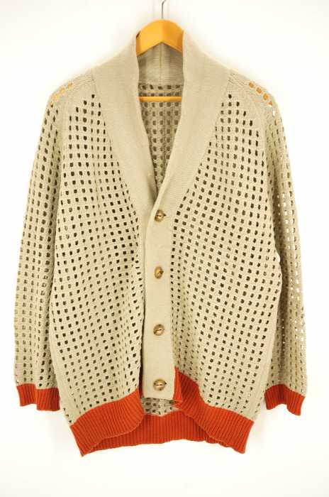 gilet（ジレ） ショールカラーコットンニットカーディガン メンズ トップス