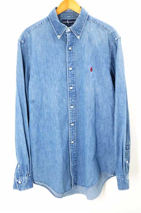 RALPH LAUREN (ラルフローレン) ボタンダウンデニムシャツ メンズ トップス