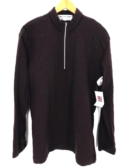 COMME des GARCONS SHIRT（コムデギャルソンシャツ） 裏地キルト ハーフジップ メンズ トップス